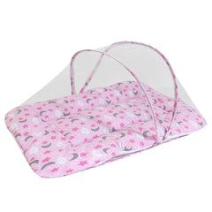 Colchonete Portátil Com Mosquiteiro - Soninho Rosa