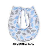 Capa De Almofada Amamentação Mt - Chuva De Benção Azul