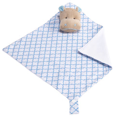 Naninha C/ Porta Chupeta - Hipopótamo Azul