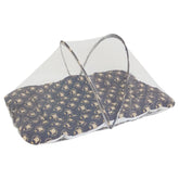 Colchonete Portátil Com Mosquiteiro - Ursinho Príncipe Marinho