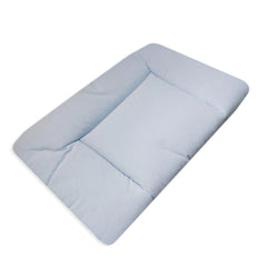 COLCHONETE PORTÁTIL C/ MOSQUETEIRO - LISTRADO AZUL BEBÊ