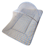 COLCHONETE PORTÁTIL C/ MOSQUETEIRO - ELEFANTE AZUL