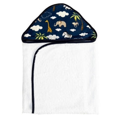 Toalha Com Capuz Estampado - Floresta Marinho