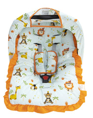 Kit Para Bebê Conforto - Safari Laranja