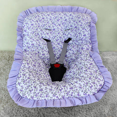 Capa De Bebê Conforto Mt - Flor Lilás