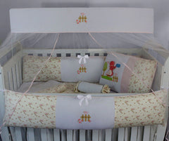 Kit Berço Glamour 09 Peças - Camponesa
