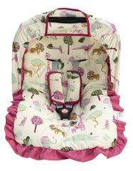 Kit Para Bebê Conforto - Girafa Pink