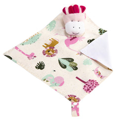 Naninha C/ Porta Chupeta - Girafa Rosa