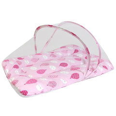 Colchonete Portátil Com Mosquiteiro - Balãozinho Pink