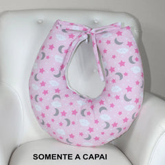 Capa De Almofada Amamentação Mt - Soninho Rosa