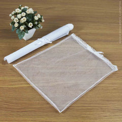 Envelope De Maternidade Tule 3 Peças - Branco