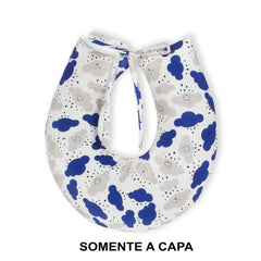 Capa De Almofada Amamentação Mt - Chuva De Benção Marinho