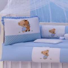 KIT BERÇO AMERICANO ACONCHEGO 100% ALGODÃO MEU AMIGUINHO