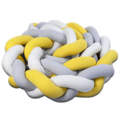 PROTETOR DE BERÇO TRANÇA 4,00 MTS - AMARELO