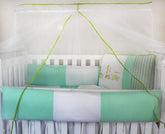 KIT KIDS COM MOSQUITEIRO COMUM 07 PEÇAS - AMIGOS DA SELVA