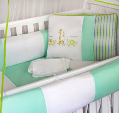 KIT KIDS COM MOSQUITEIRO COMUM 07 PEÇAS - AMIGOS DA SELVA