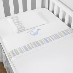 JG. DE LENÇOL AMERIC. 03 PÇS - AVIÃO