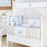 KIT DE BERÇO GLAMOUR 09 PEÇAS - AVIÃO