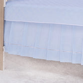 Saia de Berço Americano Ponto Palito 100% Algodão - Azul