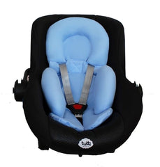 CONJUNTO COMPLETO BEBÊ CONFORTO - CAPOTA + APOIO + CAPA + PROTETOR DE CINTO AZUL BEBÊ