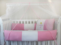 KIT KIDS COM MOSQUITEIRO COMUM 07 PEÇAS - BAILARINA