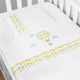 JG. DE LENÇOL AMERIC. 03 PÇS - BALÃO AMARELO