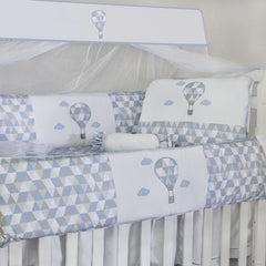 KIT DE BERÇO GLAMOUR 09 PEÇAS - BALÃO