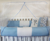 KIT KIDS COM MOSQUITEIRO COMUM 07 PEÇAS - BALÃO AZUL