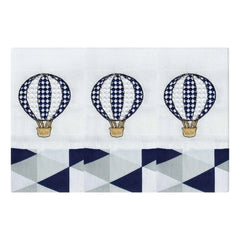 BABETE BORDADA 03 PÇS - BALÃO