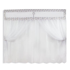 CORTINA DE VOIL - BALÃO ROSA