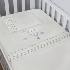 JG. DE LENÇOL AMERIC. 03 PÇS - BALÃO VERDE