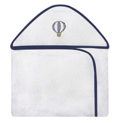 TOALHA COM CAPUZ BORDADA - BALÃO MARINHO