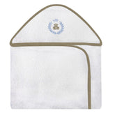 TOALHA COM CAPUZ BORDADA - THED AZUL