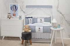 Kit mini berço padrão 08 peças - Breno