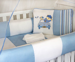 KIT KIDS COM MOSQUITEIRO COMUM 07 PEÇAS - CARRO