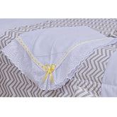 MANTA DE PIQUET C/ LASIE 100% ALGODÃO - CHEVRON