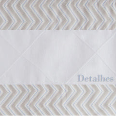 CORTINA DE VOIL - CHEVRON AZUL