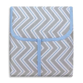 TROCADOR PORTÁTIL C/ BOLSOS - CHEVRON AZUL