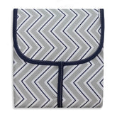 TROCADOR PORTÁTIL C/ BOLSOS - CHEVRON MARINHO