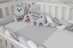 KIT DE BERÇO DUO - CHEVRON PRETO