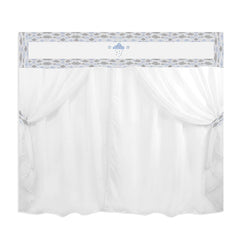 CORTINA DE VOIL - CHUVA DE BENÇÃO AZUL