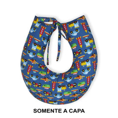 Capa De Almofada Amamentação Mt - Passeio Cobalto