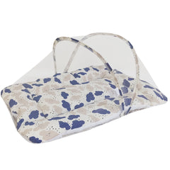 Colchonete Portátil Com Mosquiteiro - Chuva De Benção Marinho