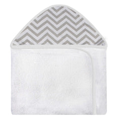 TOALHA COM CAPUZ ESTAMPADA - CHEVRON