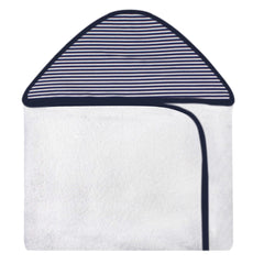 TOALHA COM CAPUZ ESTAMPADA - CHEVRON NÁUTICO