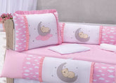 Kit Berço Elegance Sonho Rosa - 10 Peças