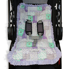 Capa De Carrinho Mt - Patchwork Lilás