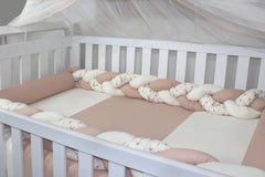 KIT DE BERÇO DUO - FLORAL FERRUGEM