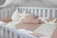 KIT DE BERÇO DUO - FLORAL FERRUGEM