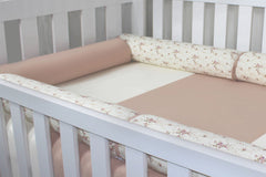 KIT ROLO - 06 PÇS - FLORAL FERRUGEM